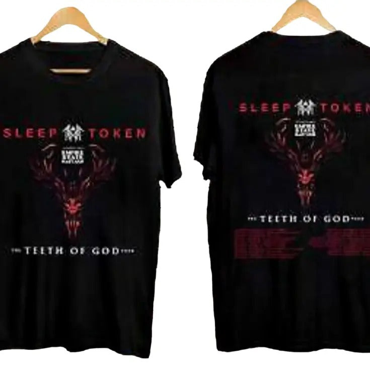 Sleep Token The Teeth Of God Tour 2024 Concert Music T-Shirt