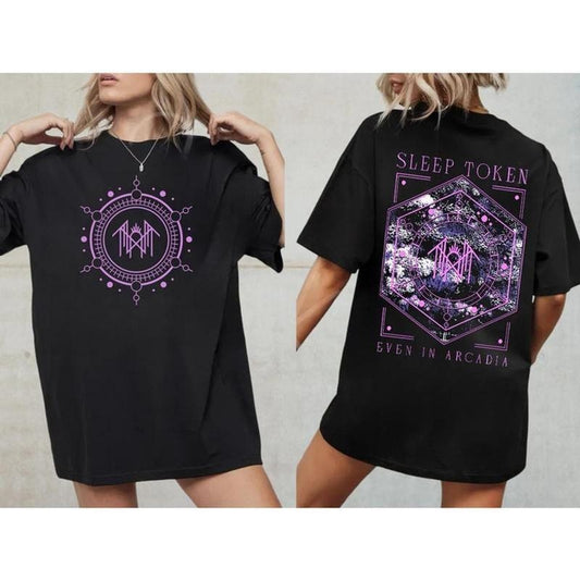 Sleeptokenn Even In Arcadia Album Flamingo Two Sides Tshirt Sweatshirt, Cozy Shirt, Gift For Rock Music Fans, Unisex Sweater Pullover Tee