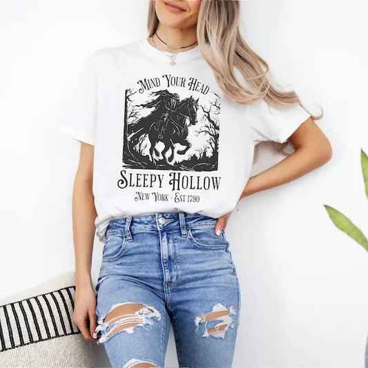 Sleepy Hollow Shirt, Headless Horseman, Dark Academia, Booktok Merch, Halloween tshirt, Ichabod Crane, Spooky Shirt, Literature