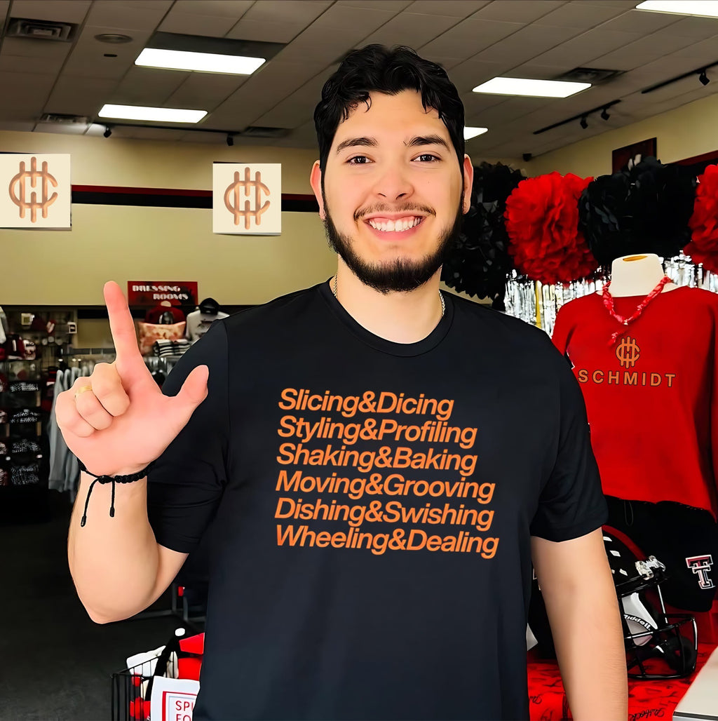 Slicing dicing styling profiling shaking simple italic text