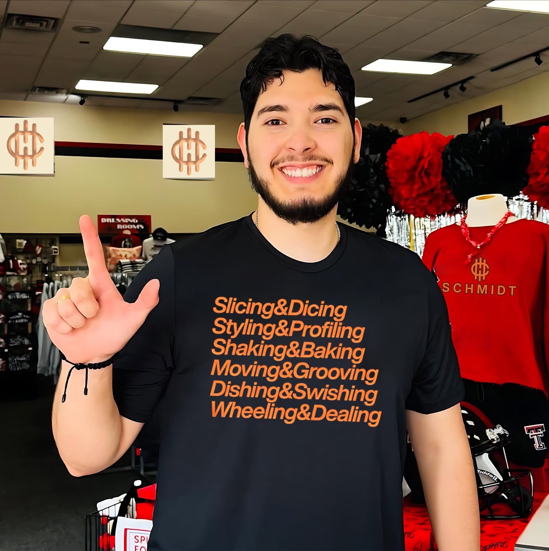 Slicing dicing styling profiling shaking simple italic text