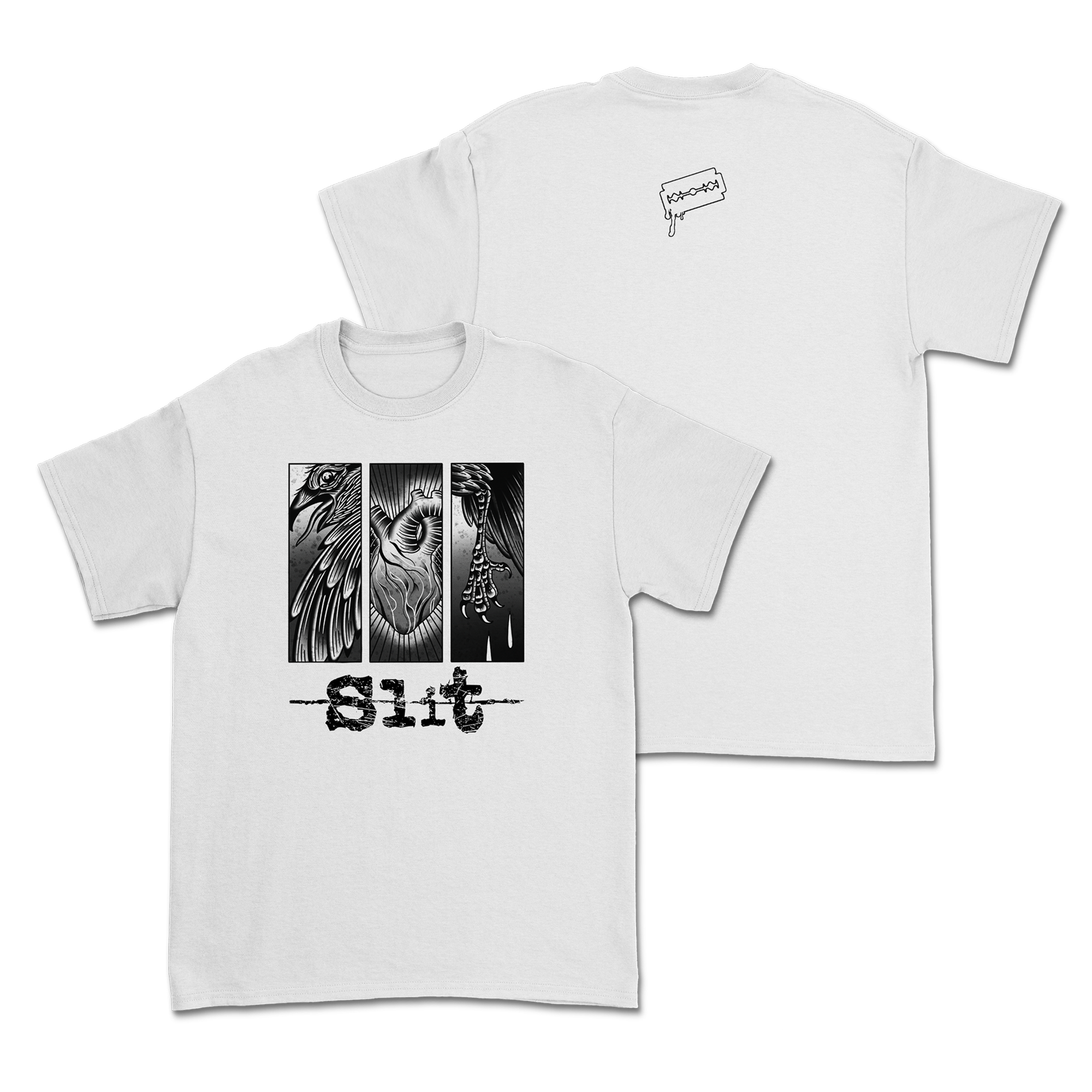 Slit - Too Far Gone Shirt (White) Hoodie, Sweatshirt | CoreVibeTees.com (Image 1)