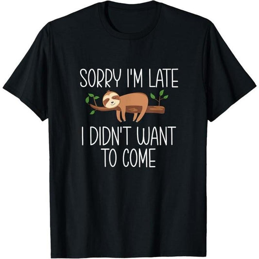Sloth Lover Graphic for Men Boys Sloth T-Shirt Made in USA