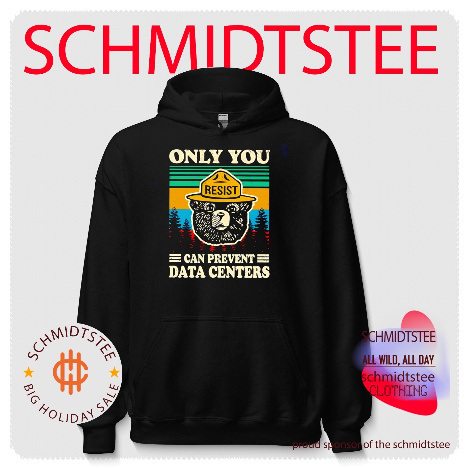 Smokey the Bear only you can prevent data centers shirt