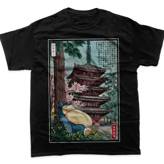 Snorlax Shirt, Pokemon Shirt, Anime Shirt, graphic Tee, Y2k, Unisex T-Shirt, Gift For Men Women Womenswear Menswear Top Streetwear