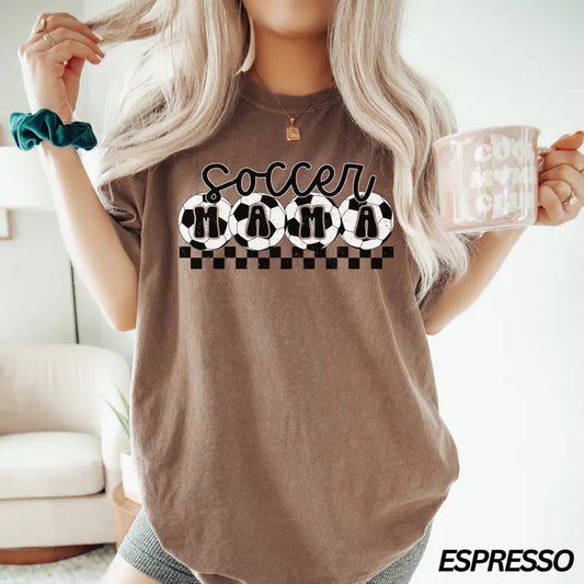 Soccer Mama Shirt Checkered Mama Shirt Sports Mom Shirt Gift For Mom Game Day Shirt Soccer Mom Shirt Sports Fan Shirt  sweater and hoodie