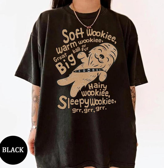 Soft Wooki3 T-shirt, Cute Cartoon Character Shirt Trending Funny Quote Shirt
