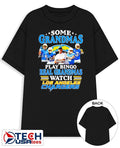 Some grandmas play bingo real grandmas watch Los Angeles Chargers signatures shirt