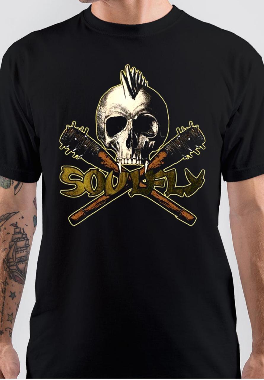 Soulfly Black T-Shirt Hoodie, Sweatshirt | CoreVibeTees.com