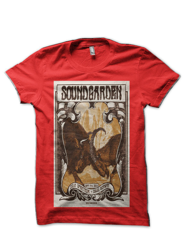 Soundgarden Red T-Shirt Style001 Hoodie, Sweatshirt | CoreVibeTees.com