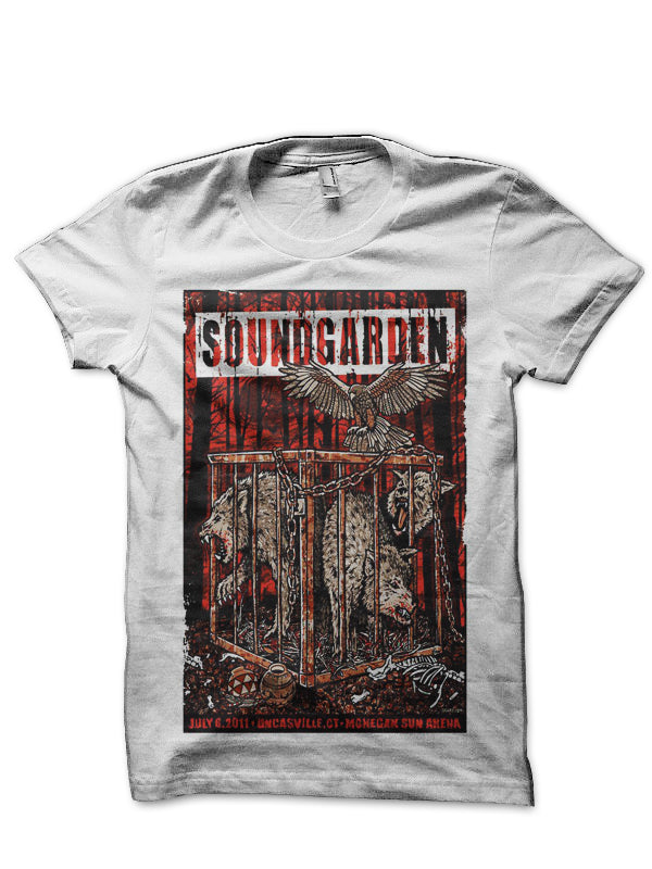 Soundgarden White T-Shirt Style005 Hoodie, Sweatshirt | CoreVibeTees.com