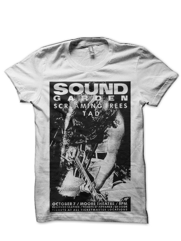 Soundgarden White T-Shirt Style004 Hoodie, Sweatshirt | CoreVibeTees.com