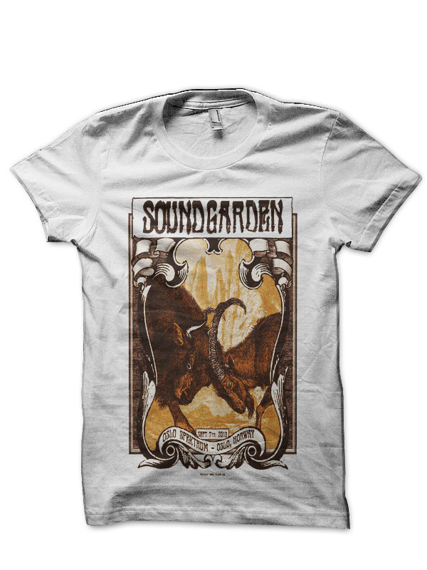 Soundgarden White T-Shirt Hoodie, Sweatshirt | CoreVibeTees.com