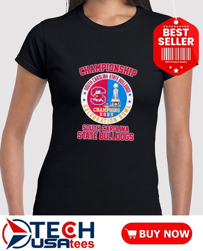 South Carolina State Bulldogs Celebration Bowl Champions 2025 logo shirt