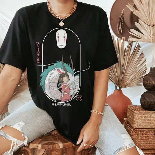 Spirited Away Haku Tshirt Sweatshirt, Hayao Miyazaki Shirt, Studio Ghibli Shirt, Ghibli Shirt, No Face Shirt, Ghibli Shirt, Anime Shirt
