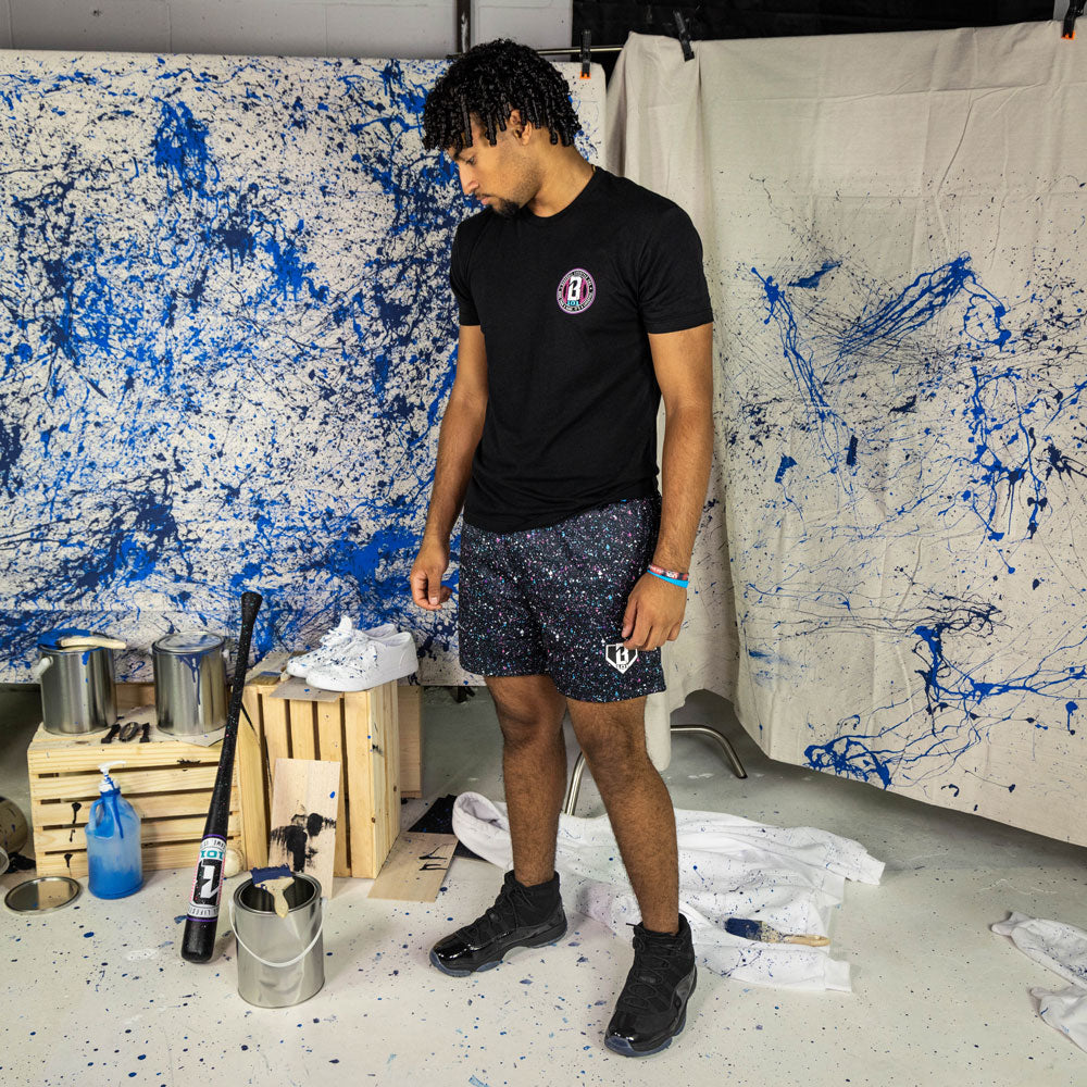 Splatter Tee - Black/White Hoodie, Sweatshirt | CoreVibeTees.com (Image 5)