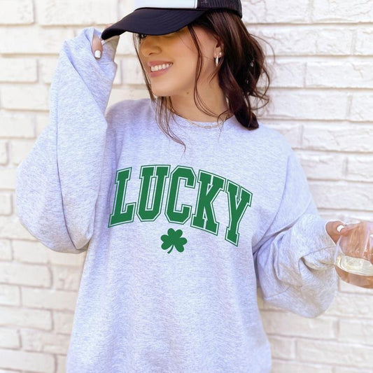 St Patrick's Day Sweatshirt, Trendy St Patricks Day Sweatshirt, Lucky Shamrock Sweater, Teacher St Patricks Day Sweatshirt, Parade Crewneck, Irish Sweater
