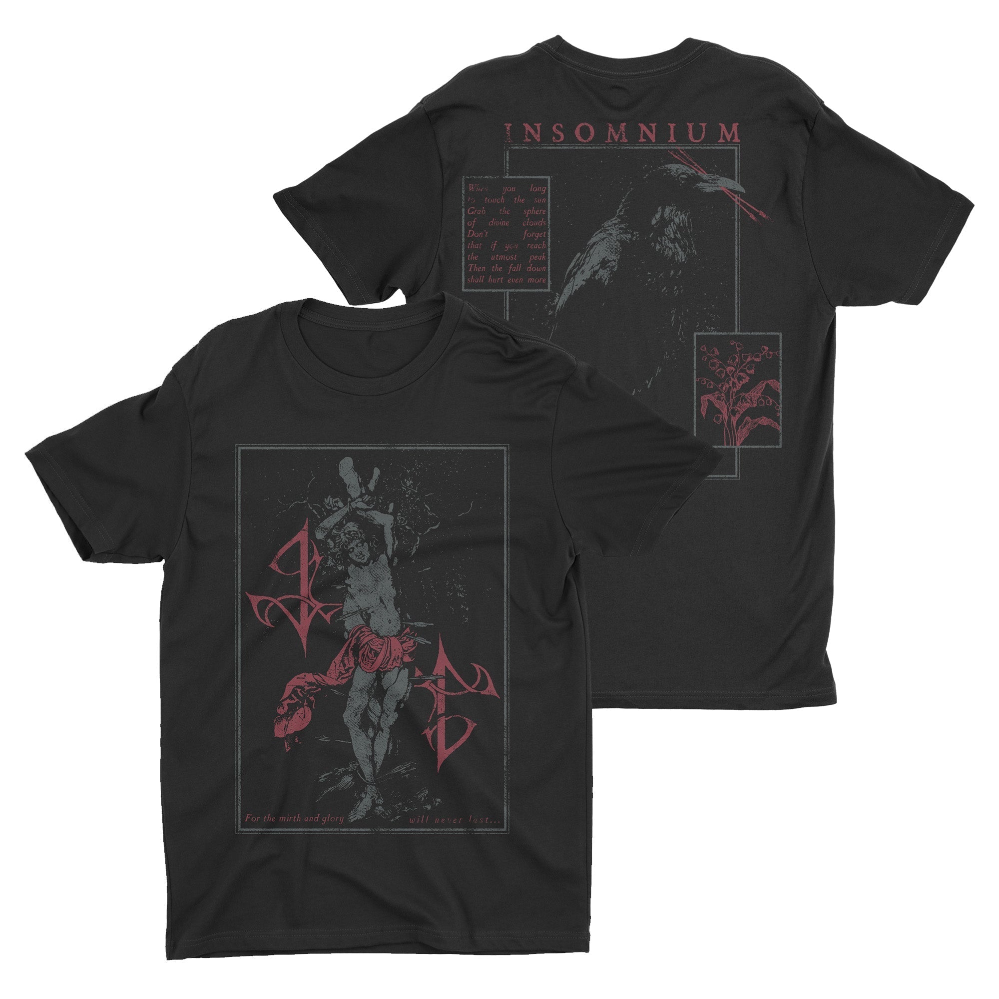 Insomnium - St. Sebastian t-shirt Hoodie, Sweatshirt | CoreVibeTees.com (Image 1)