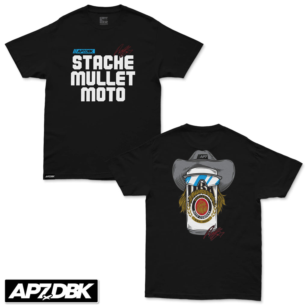 Stache Mullet Moto - AP7 Tee Hoodie, Sweatshirt | CoreVibeTees.com (Image 1)