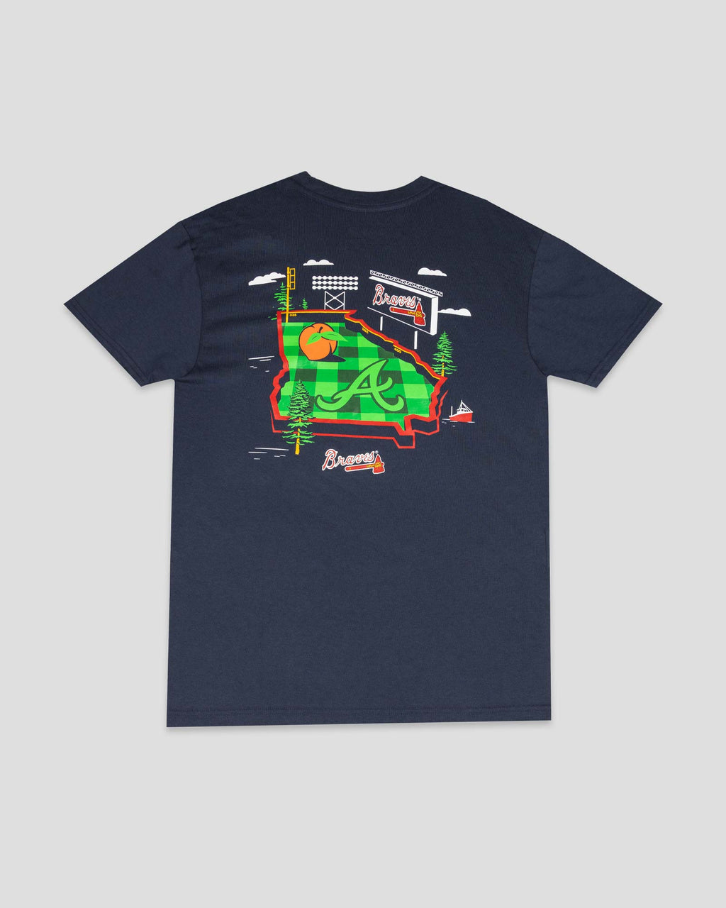 Stadium Tee - Atlanta Braves Hoodie, Sweatshirt | CoreVibeTees.com (Image 1)