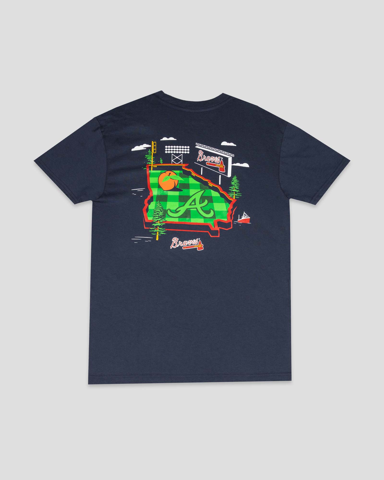 Stadium Tee - Atlanta Braves Hoodie, Sweatshirt | CoreVibeTees.com (Image 1)