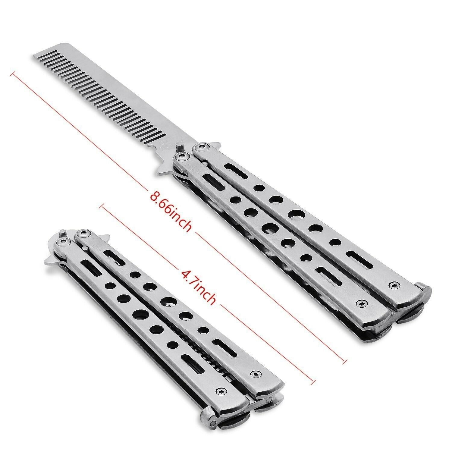 Novelty Stainless Steel Balisong Hair Comb T-Shirts, Hoodie, Sweatshirt | CoreVibeTees.com (Image 4)