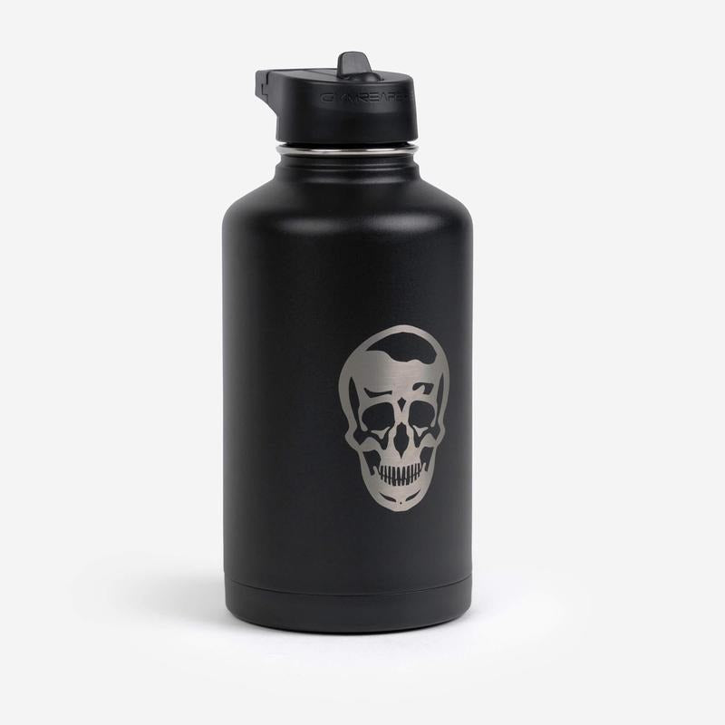 Stainless Steel Water Bottle - 64 oz Capacity for Sports & Outdoor Activities