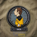 Star Trek Lt. Commander Data Embroidered Iron-On Patch
