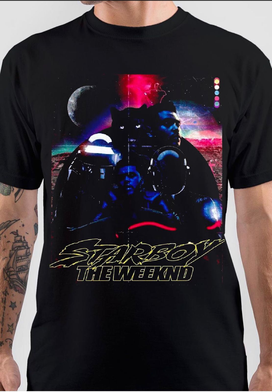Starboy The Weeknd T-Shirt Hoodie, Sweatshirt | CoreVibeTees.com