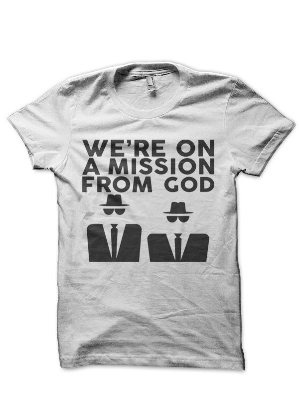 Mission From God Shirt White T-Shirt Hoodie, Sweatshirt | CoreVibeTees.com