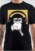Steez Monkey Headphones T-Shirt Hoodie, Sweatshirt | CoreVibeTees.com