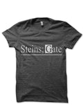 Steins Gate Charcoal Grey Half Sleeve T-Shirt Hoodie, Sweatshirt | CoreVibeTees.com