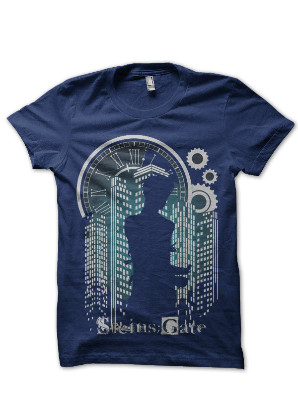 Steins Gate  Half Sleeve T-Shirt Hoodie, Sweatshirt | CoreVibeTees.com