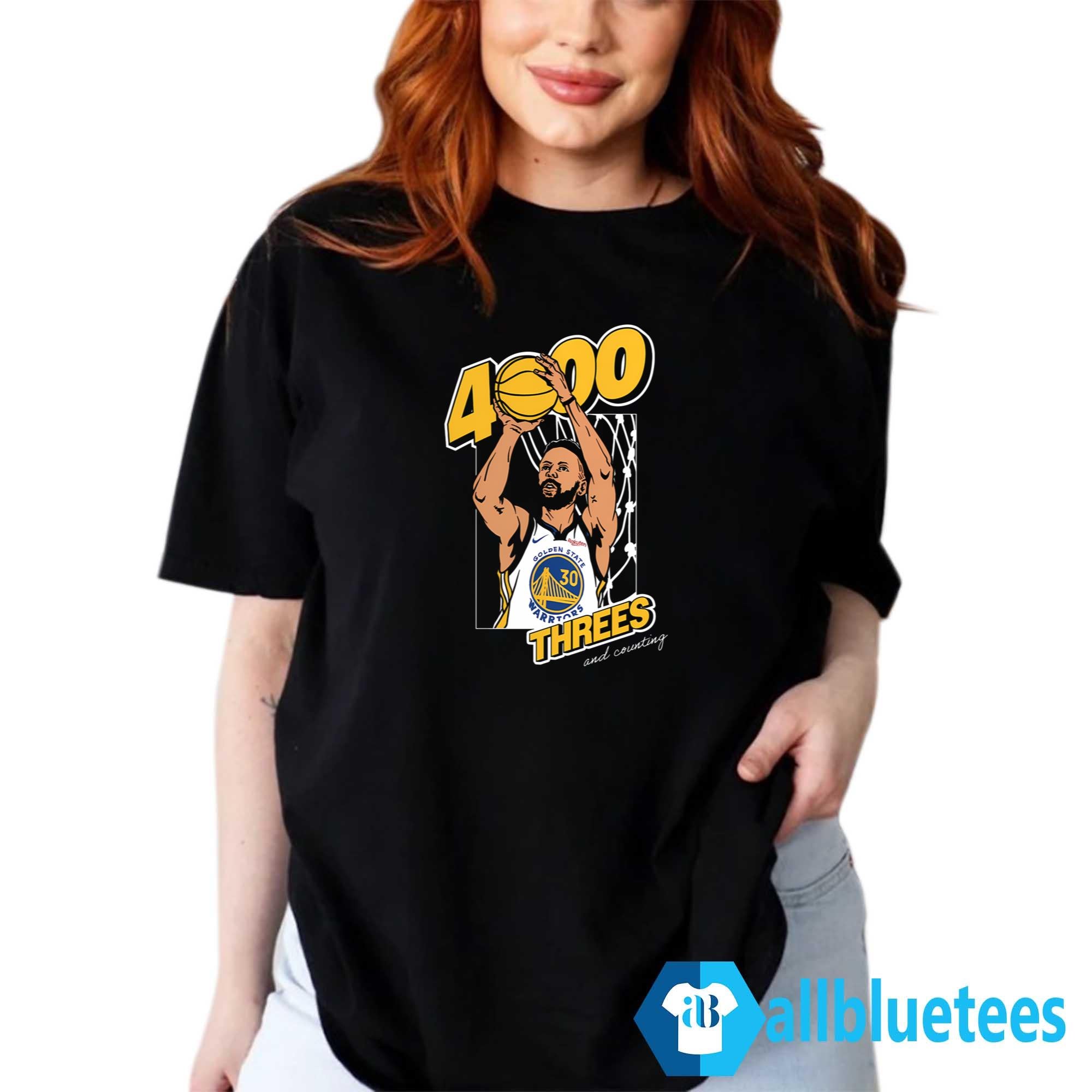 Stephen Curry 4000 Threes And Counting Shirt