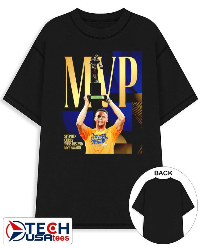 Stephen Curry wins his 2nd MVP Award shirt