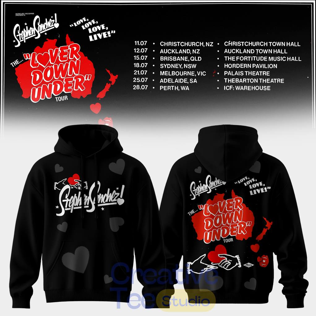 Stephen Sanchez The Lover Down Under Tour Special Tee Hoodie