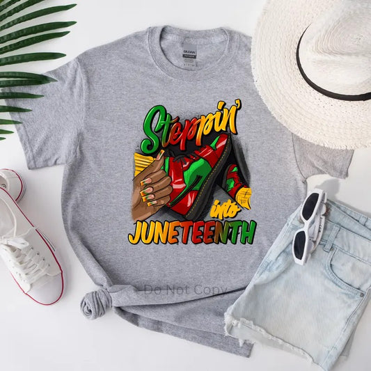 Steppin Into Juneteenth DTF Transfer
