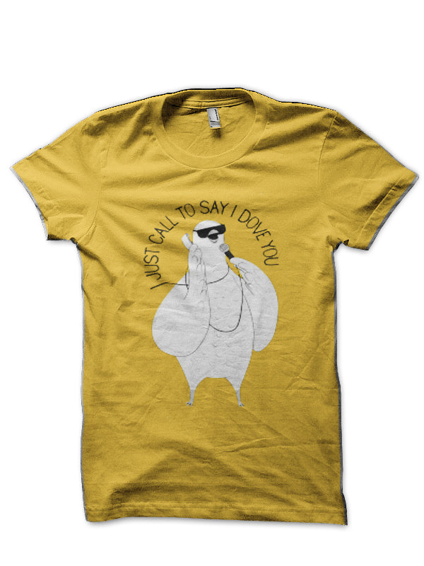 Dove singing Stevie Wonder | Animal Karaoke | Illustration T-Shirt Hoodie, Sweatshirt | CoreVibeTees.com