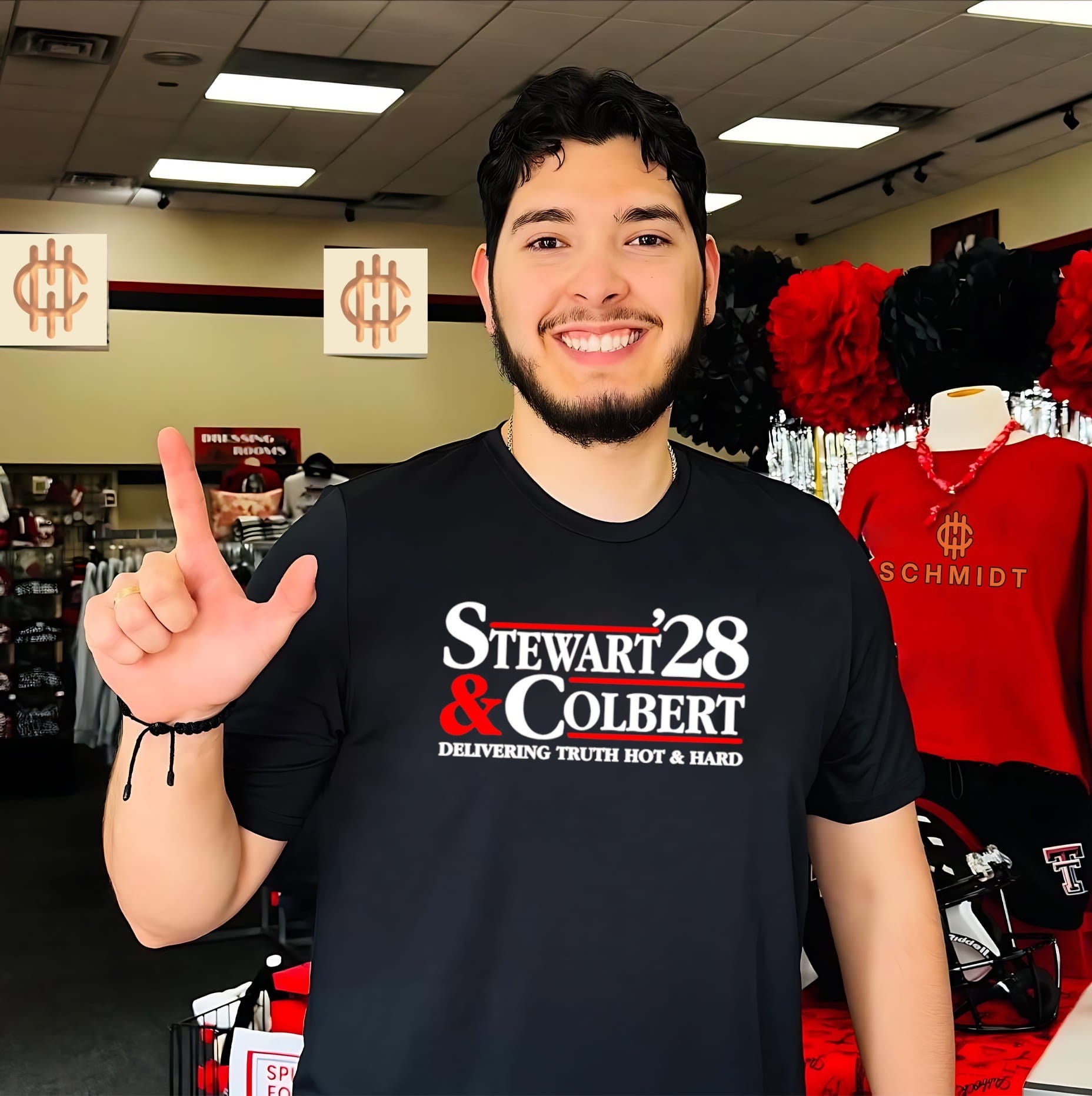 Stewart Colbert ’28 Delivering Truth Hot And Hard shirt