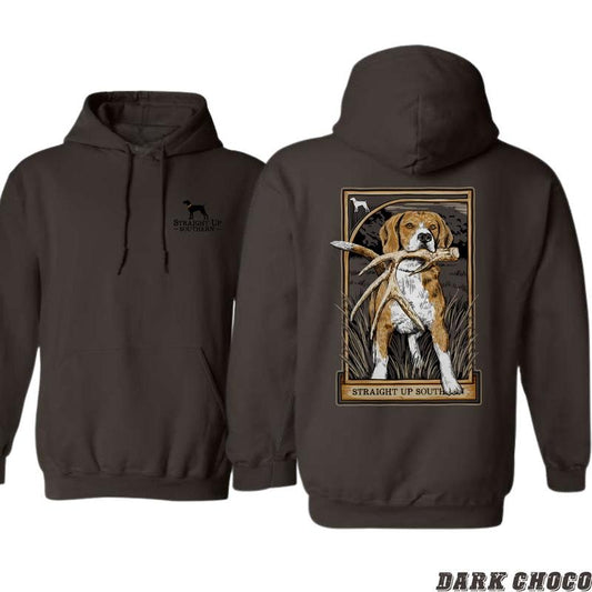 Straight Up Southern Hoodie - Hunting Dog Design Shirt - Trendy Hoodie for Men and Women Menswear Sweaters Womenswear Sweatshirts