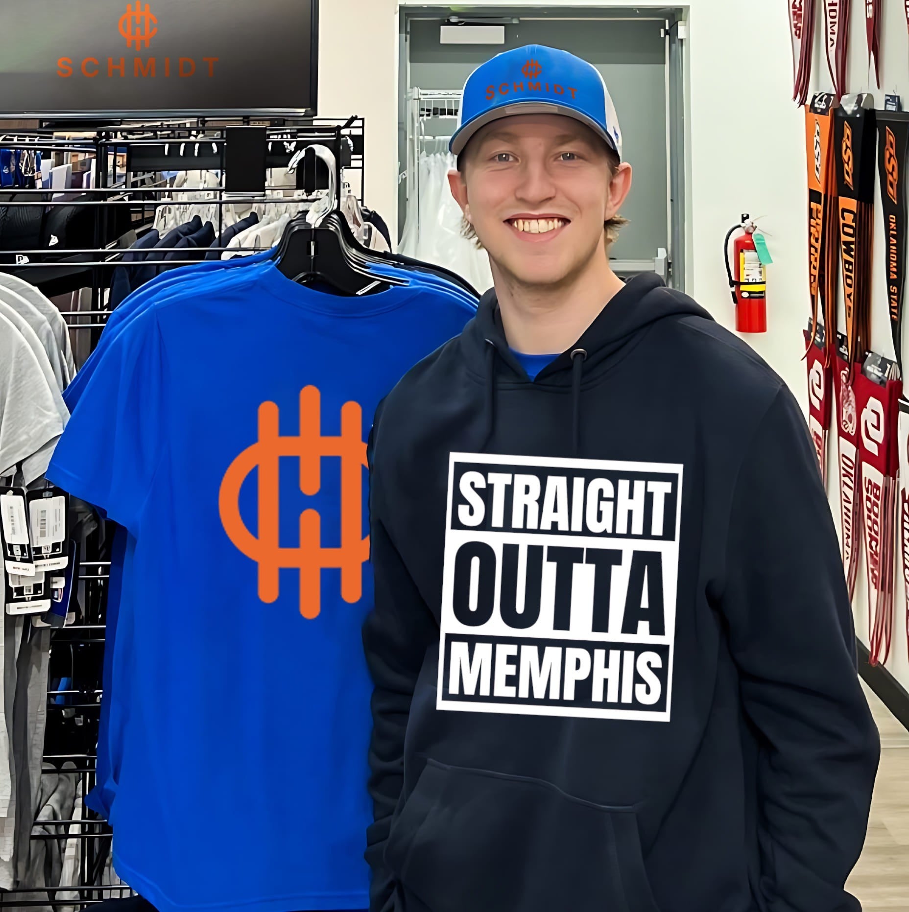 Straight outta memphis text shirt