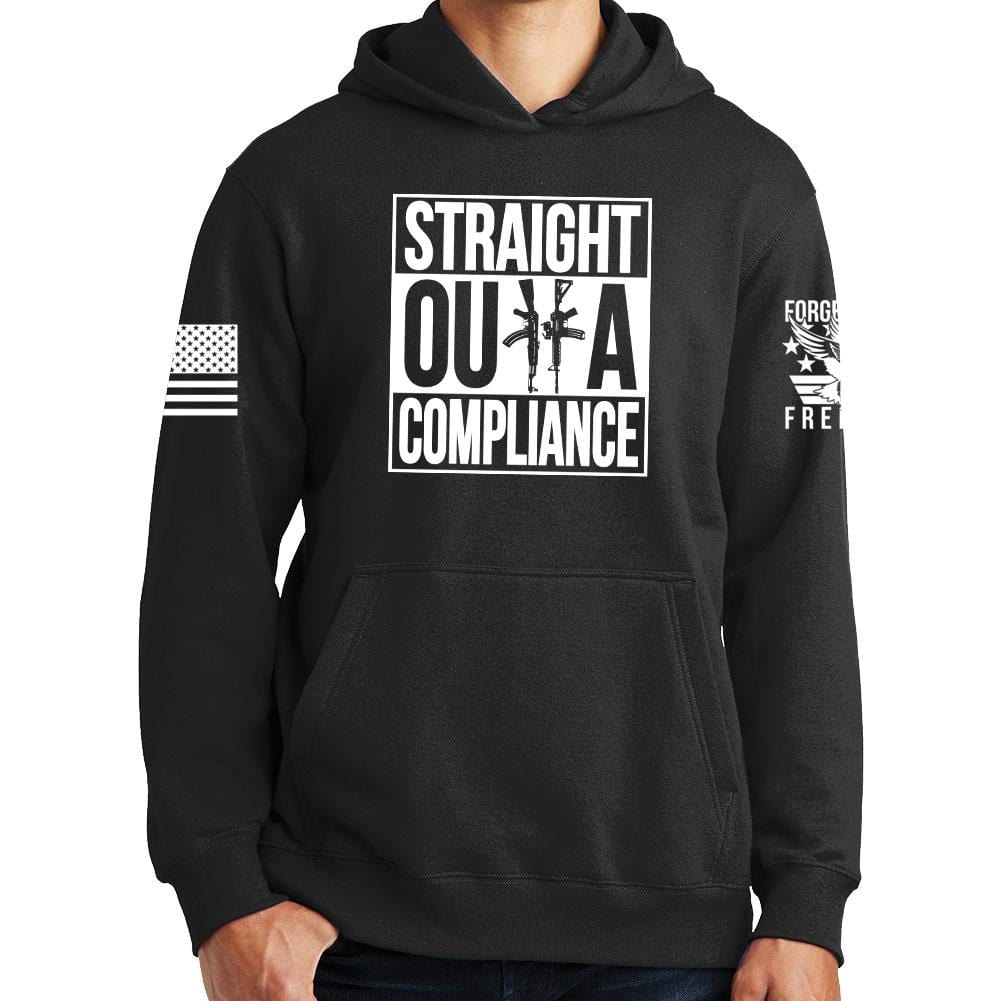 Straight Outta Compliance Hoodie Style001 T-Shirts, Sweatshirt | CoreVibeTees.com (Image 1)