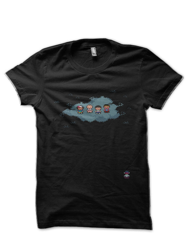 Stranger Pixels Black Half Sleeve T-Shirt Hoodie, Sweatshirt | CoreVibeTees.com