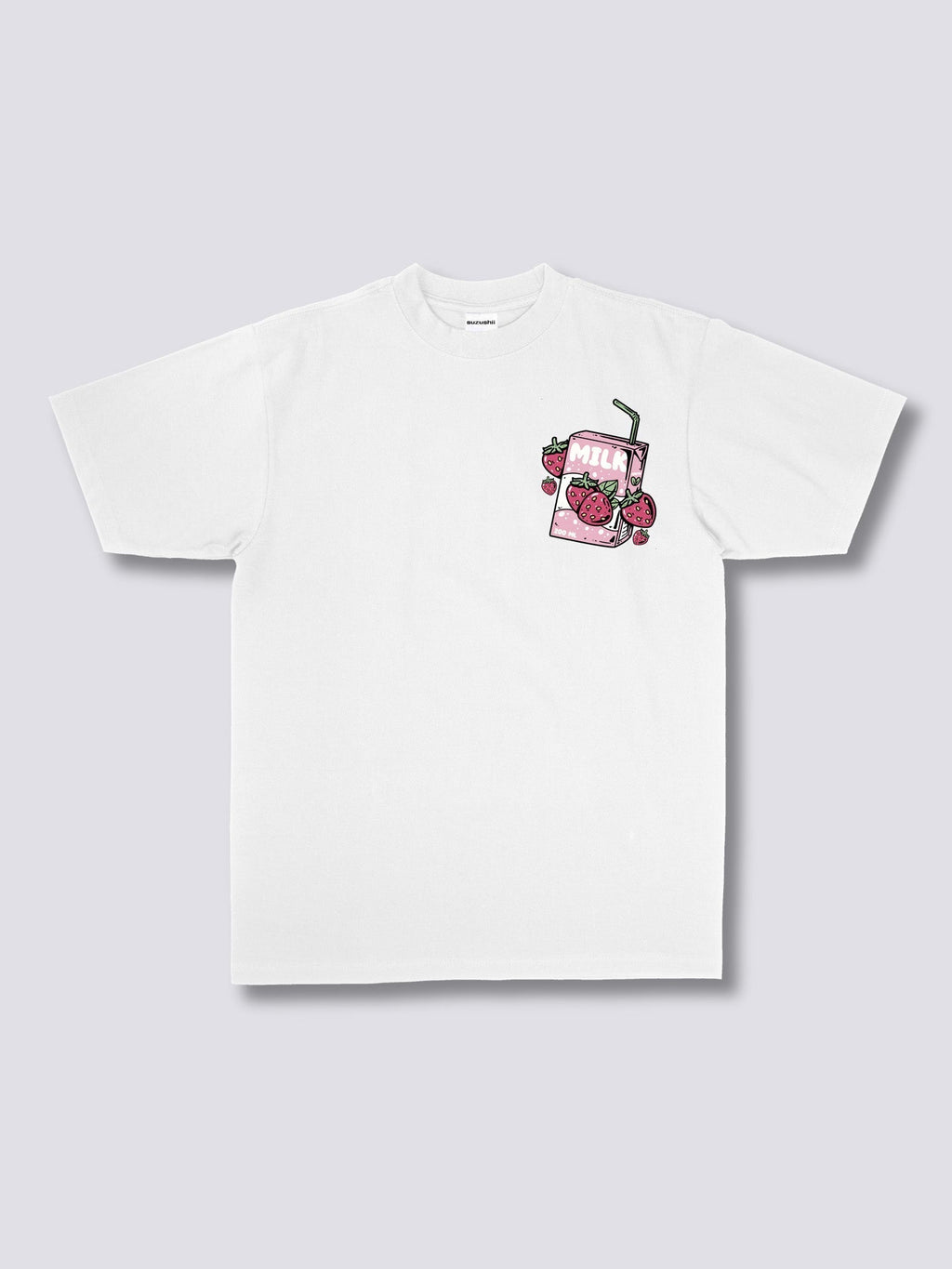 Strawberry Milk Back T-Shirt Hoodie, Sweatshirt | CoreVibeTees.com (Image 2)
