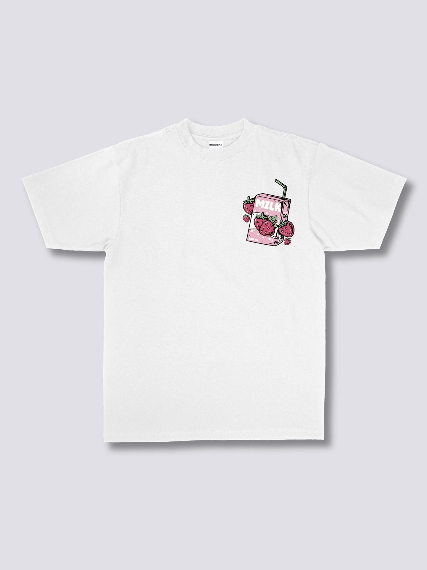 Strawberry Milk Back T-Shirt Hoodie, Sweatshirt | CoreVibeTees.com (Image 2)
