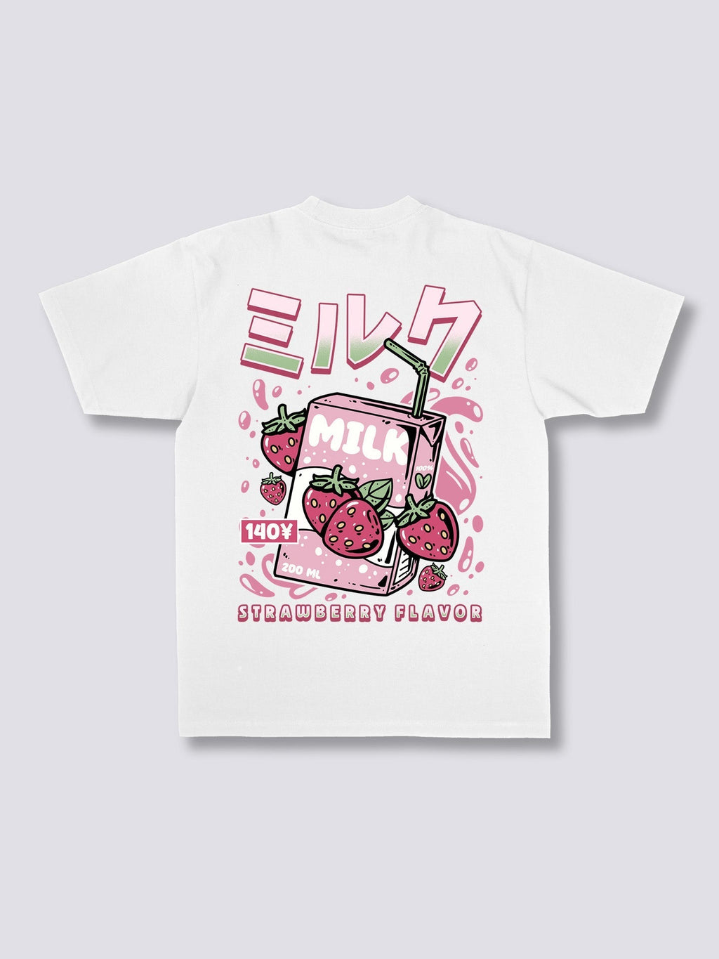 Strawberry Milk Back T-Shirt Hoodie, Sweatshirt | CoreVibeTees.com (Image 1)