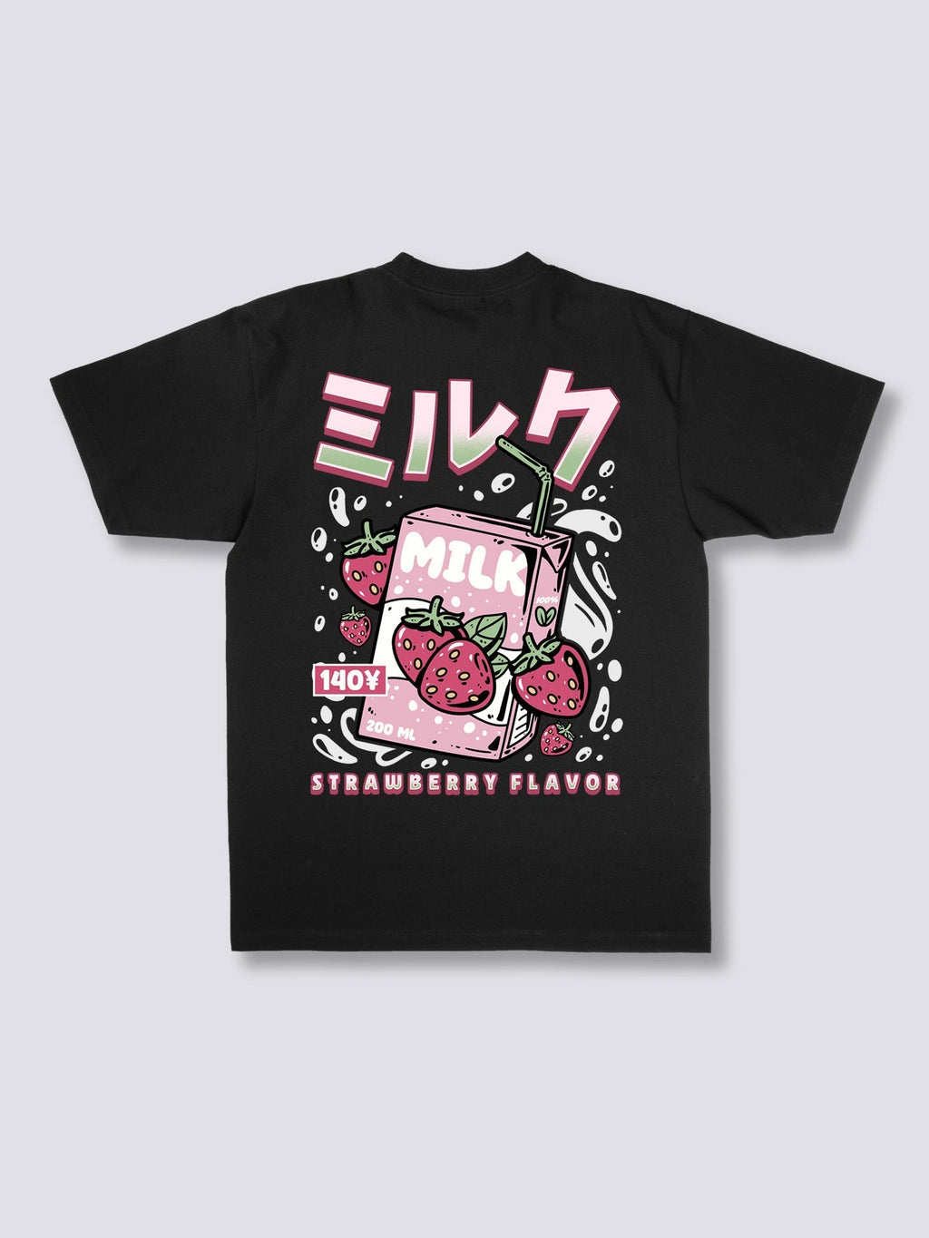 Strawberry Milk Back T-Shirt Hoodie, Sweatshirt | CoreVibeTees.com (Image 3)