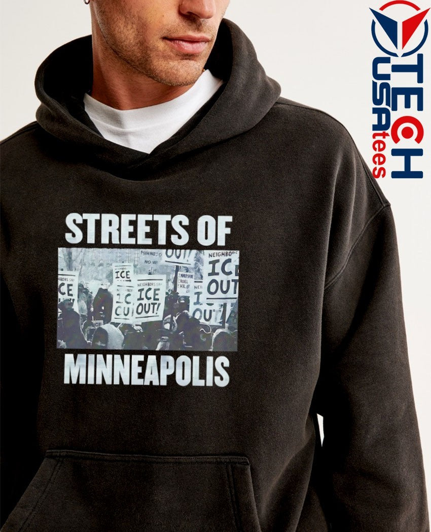 Streets of Minneapolis ICE out protest shirt