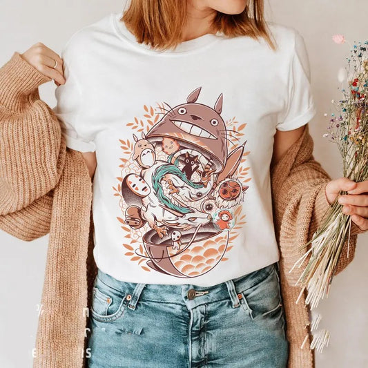 Studio Ghibli Retro Anime Cute Unisex Shirt Sweatshirt, Hoodie, Comfort Colors