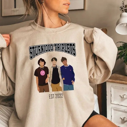Sturniolo Triplets Sweatshirt, Cozy and Trendy Fan Favorite